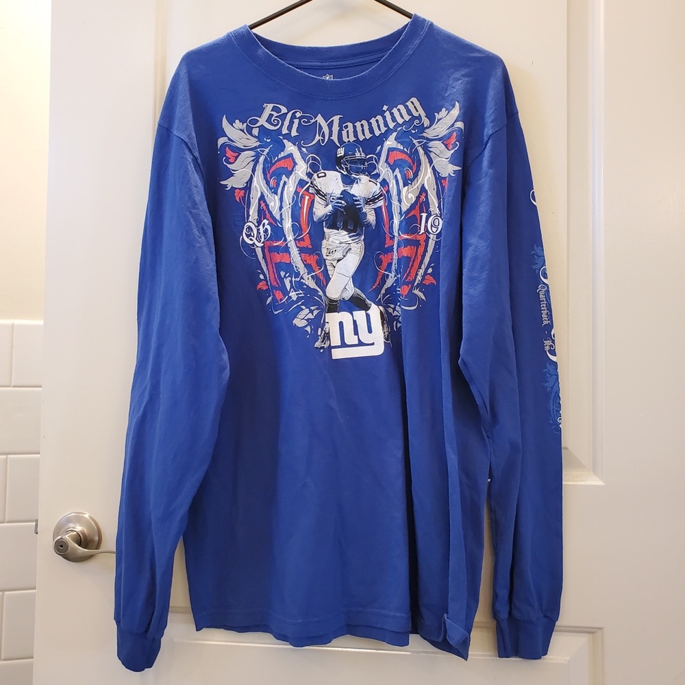 NFL Eli Manning, New York Giants #10 NFL Team long sleeve T-shirt